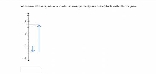 Write an addition or subtraction equation