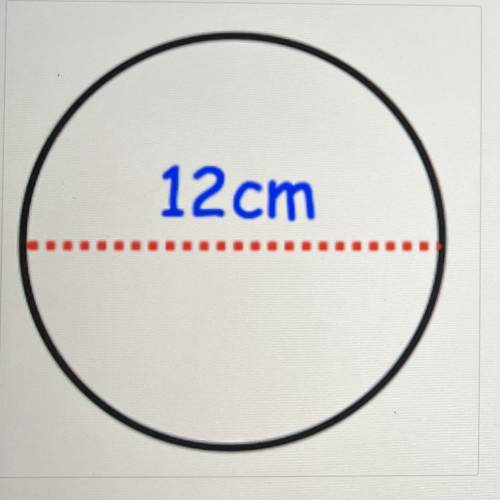 Find the area of this circle in square centimeters. Use 3.14 for π . Round to 2 decimal places if n