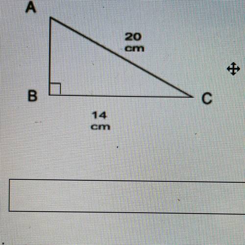 Use trigonometry to solve the triangle shown. Round all side lengths to one decimal place and

all