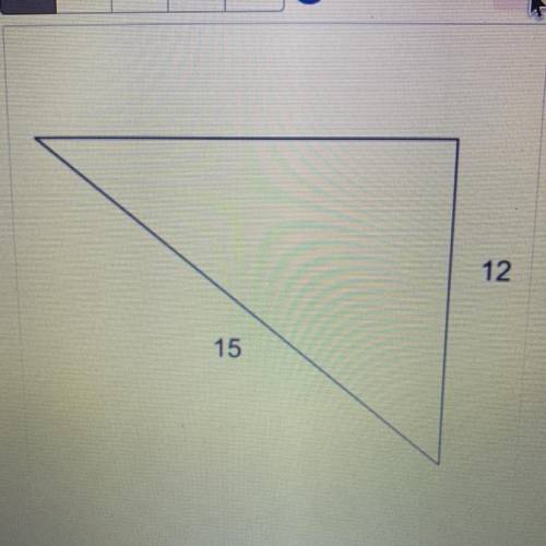 Find the length of the missing triangle. round your answer to three decimal places

PLEASE HELP!