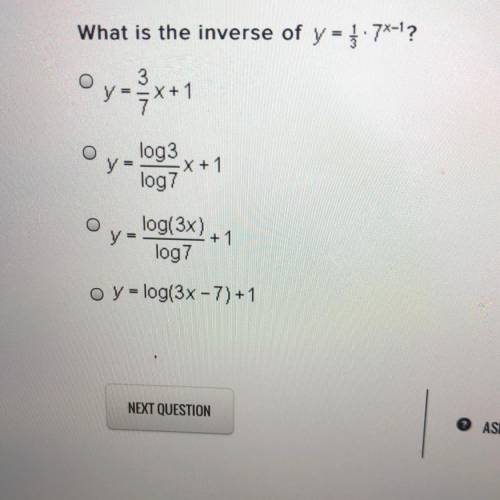 PLEASE help me! 50 Points
What is the Inverse of