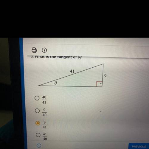 What is the tangent of 0?