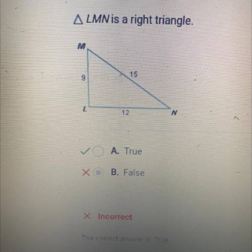 ALMN is a right triangle.