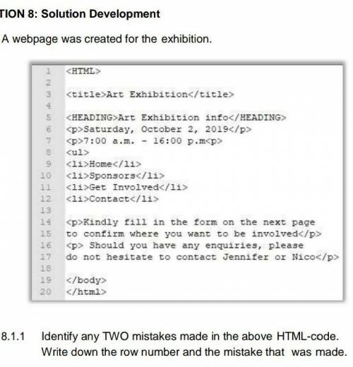 How to identify mistakes in a html code??​
