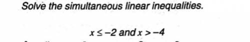 Help me solve the simultaneous linear inequalities