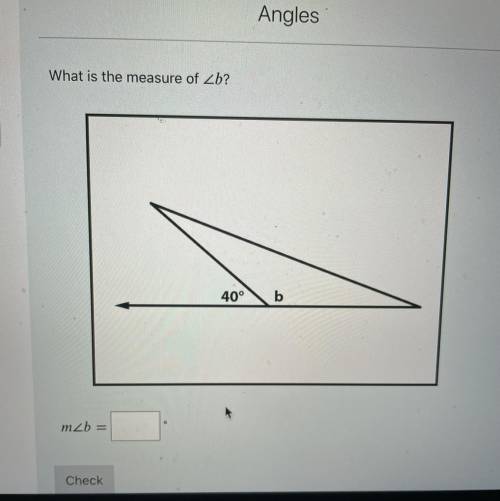 How do you find the angle?