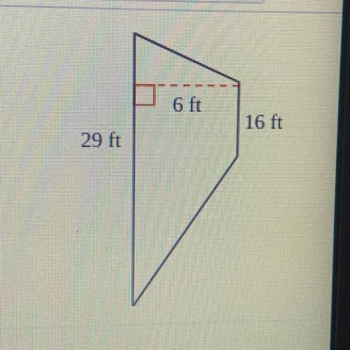 Find the area of the trapezoid. please help