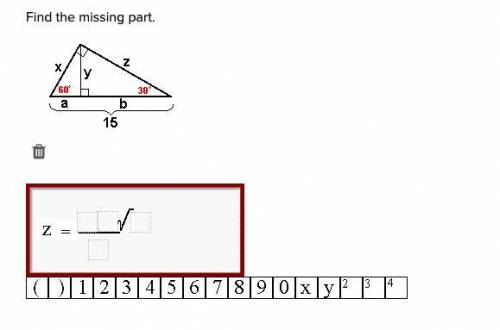 Find the missing part.
Z=