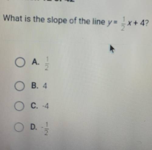 What is the slope of the line ?​