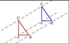 A student states that the translation of triangle ABC is A’B’C’. What measurements or properties of