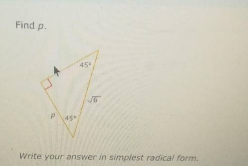 Write your answer in simplest radical form.​