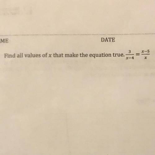 Help fast
Find all values of x that make the equation true.