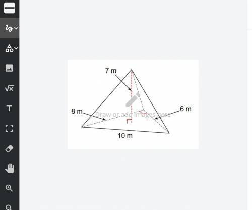 What is the volume of the pyramid below?