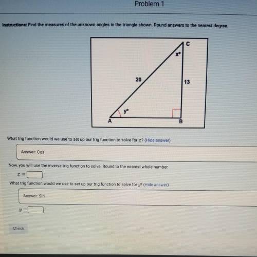 ** I NEED HELP PLEASE**

instructions find the measures of the unknown angles in the triangle show