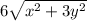 6\sqrt{x^2 + 3y^2}