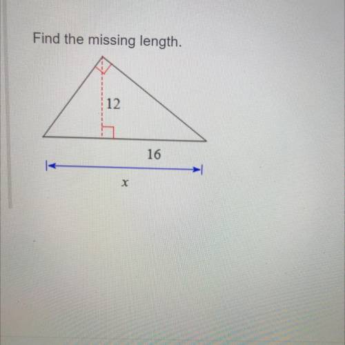Find the missing length.