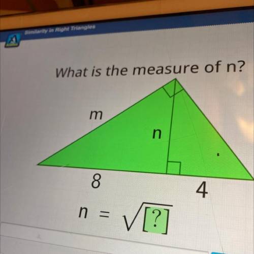 What is the measure of n