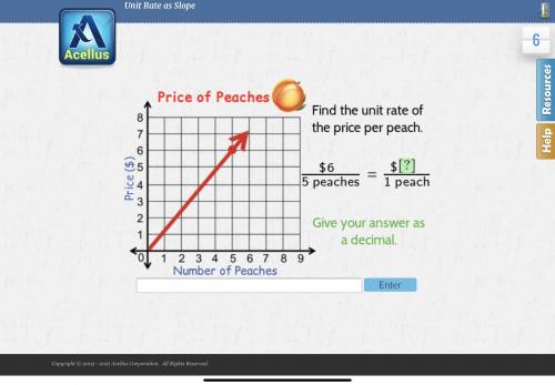 Need help, I need to fine the decimal for ¢ for 1 peach….look at picture for it to make sense….