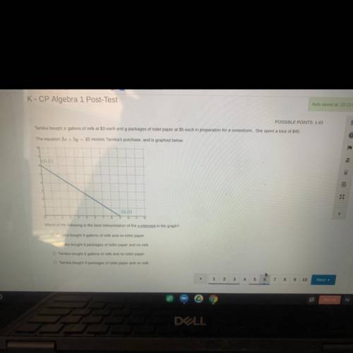 Algebra 1 need help ASAP
