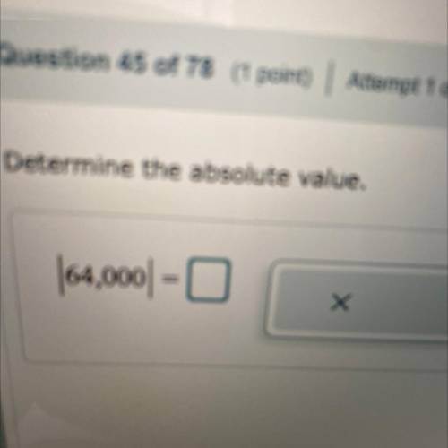 Determine the absolute value