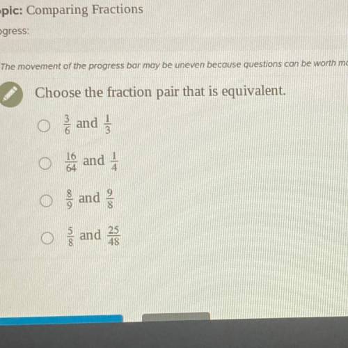 I need help comparing fraction