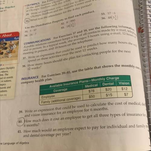 Does anyone know number 40?