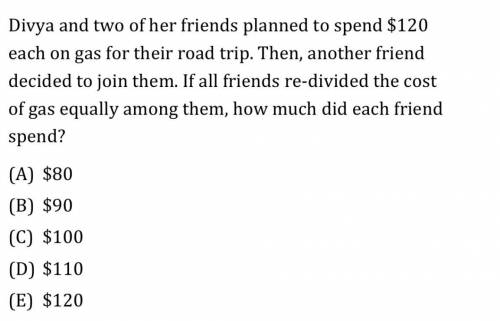 Divy and two of her friends planned to spend $120 each on gas for their road trip. Then, another fr