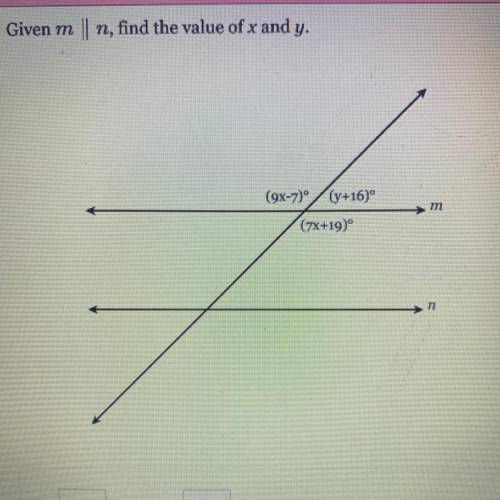 PLZZZZ HELP ASAP Solve for X and Y!