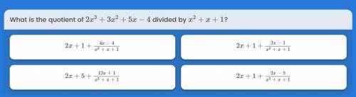 What is the quotient of 2x^(3)+3x^(2)+5x divided by x^(2)+x+1