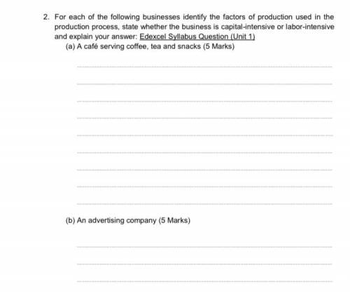 Business

Guys please help me this one, i have no idea what to answer this. Also it includes B.
