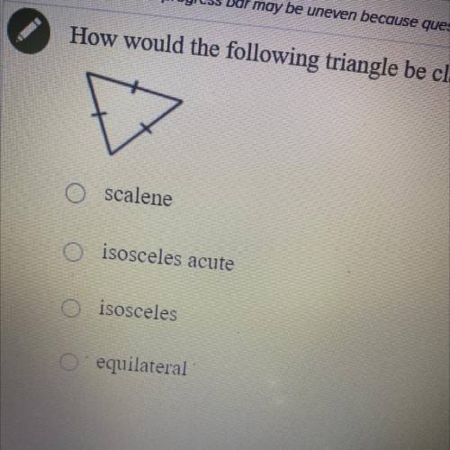 How would this triangle be classified ..