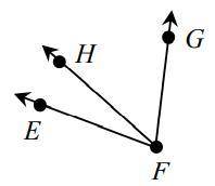 If m\angle EFH=(5x+10)m∠EFH=(5x+10), m\angle HFG=62m∠HFG=62, and m\angle EFG=(18x+11)m∠EFG=(18x+11)