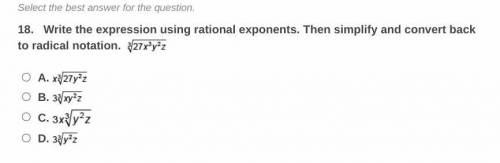 Write the expression using rational exponents. Then simplify and convert back to radical notation.