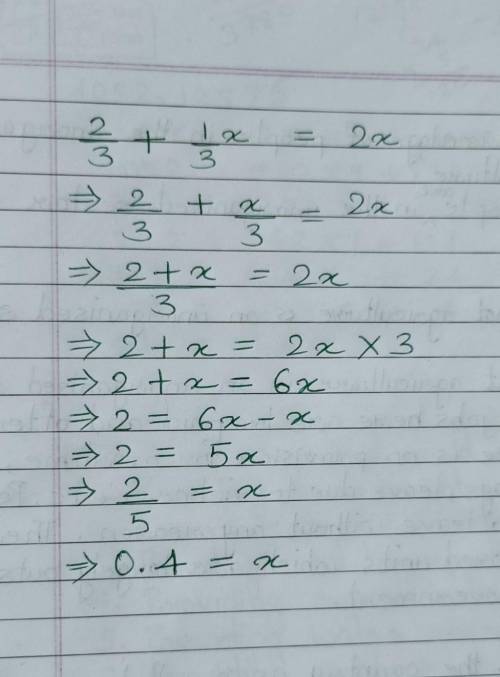 HELP FAST PLEASE (First answer gets brainliest!!!) 
Solve for x: