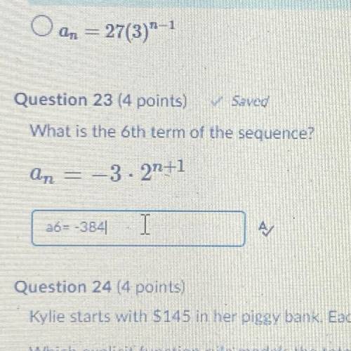 What is the 6th term of the sequence?