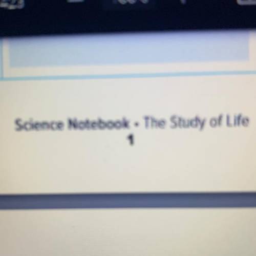 Science Notebook: Inspire Biology