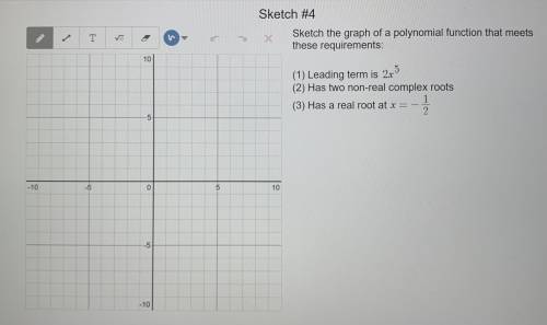 Please help!!! Pre-Calc
Sketch the graph of a polynomial function