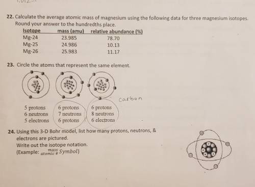 Need help with 22 and 24​