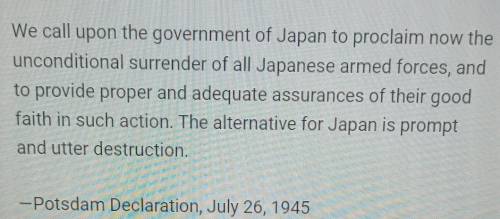 Based on the excerpt, what action did President Truman plan to take if Japan refused Allied terms o