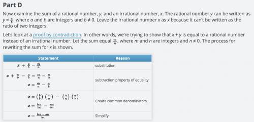 Based on what we established about the classification of x and using the closure of integers, what