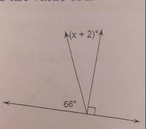 Can someone tell me what x equals