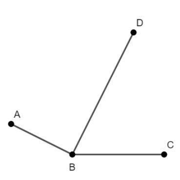 In the figure below ∡=153°, ∢=(5+5)°, and ∢=(3+12)°. Find the measure of ∢ and ∢. Show all work.