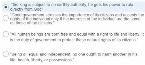 which statement below does not support the enlightenment concept of the social contract-the governm