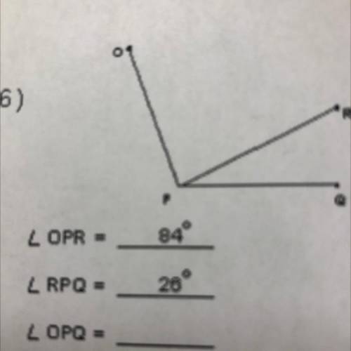 Need help finding opq =?