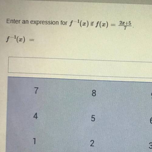 Enter an expression for following equation