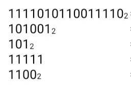 Convert the following binary numbers into decimal numbers.pls answer correctly​