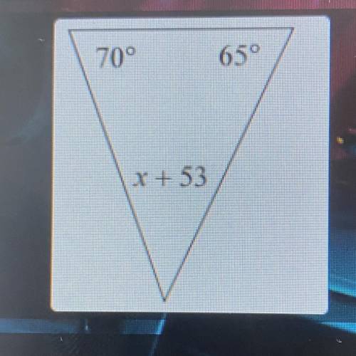 Solve for x. Thank you