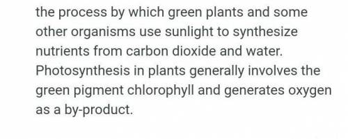 What is photosynthesis?I am new here​