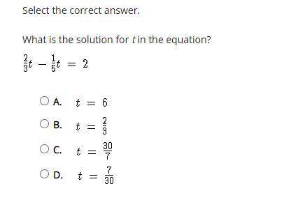 What is the solution for t in the solution?