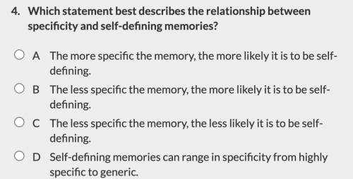 In the article WHAT YOUR MOST VIVID MEMORIES SAY ABOUT YOU,